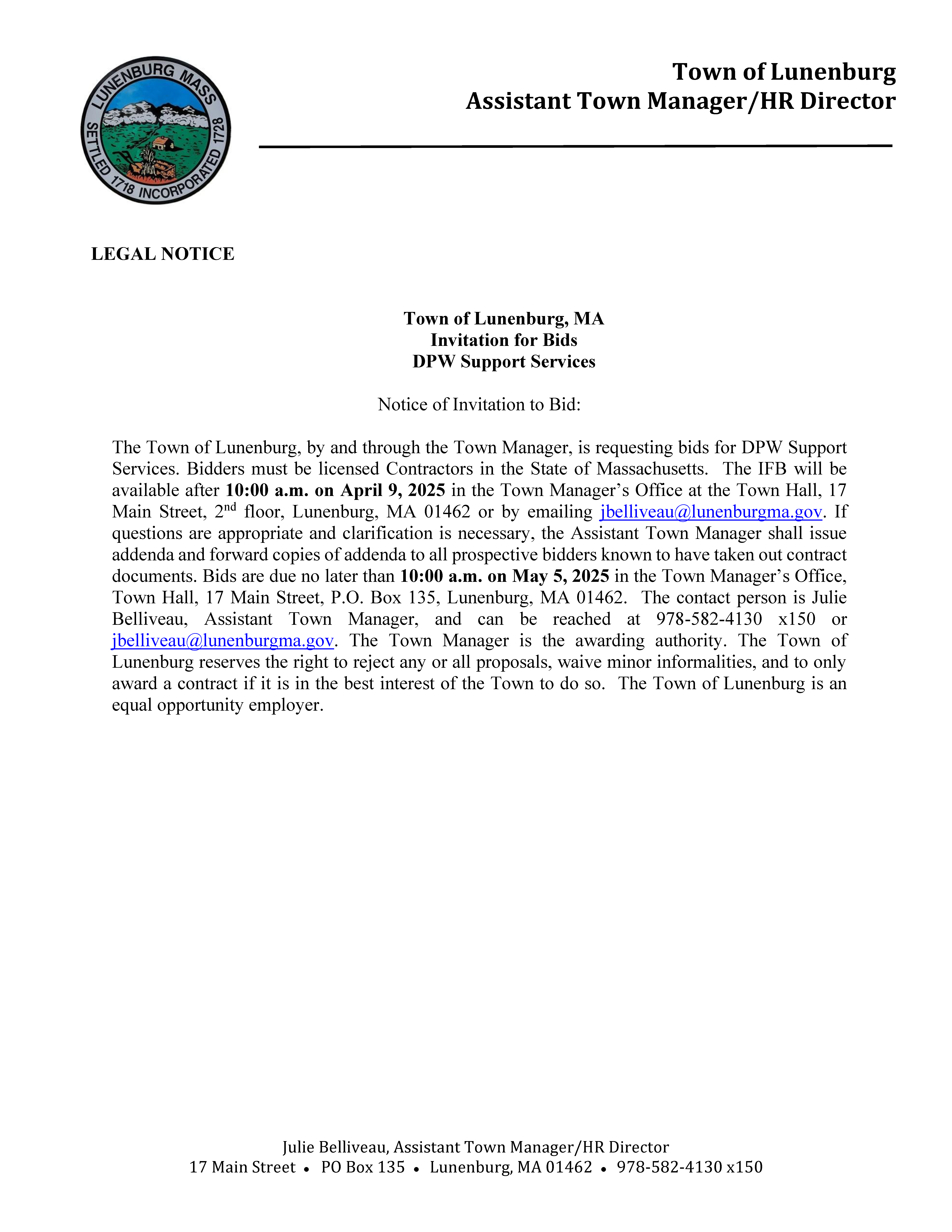 DPW Support Services